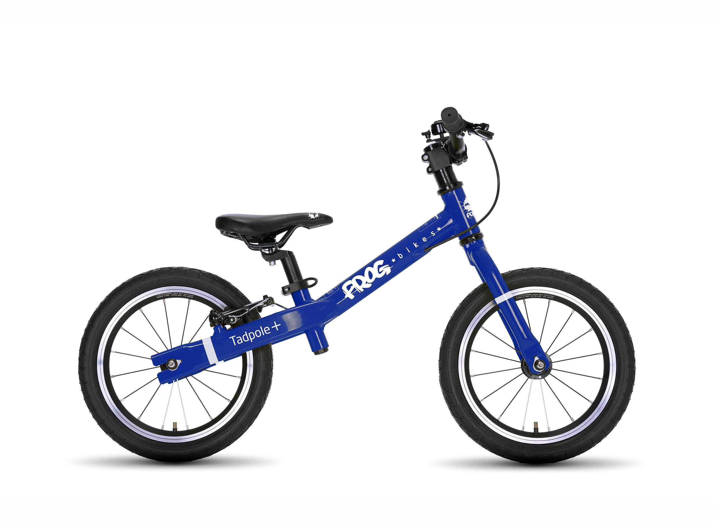 Tadpole Plus 14 Inch Lightweight Kids Balance Bike For 3-4 Years - Electric Blue 1/6