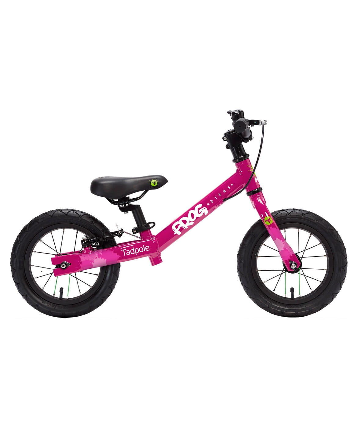 Tadpole 12 Inch Lightweight Kids Balance Bike For 2-3 Years - Pink 1/6