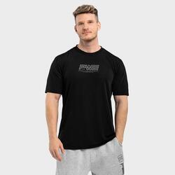 Heren Fitness t-shirt met korte mouw PWE Dare SIROKO Zwart