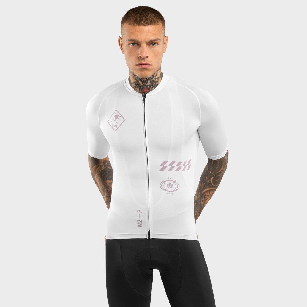 Wielershirt wit heren new arrivals