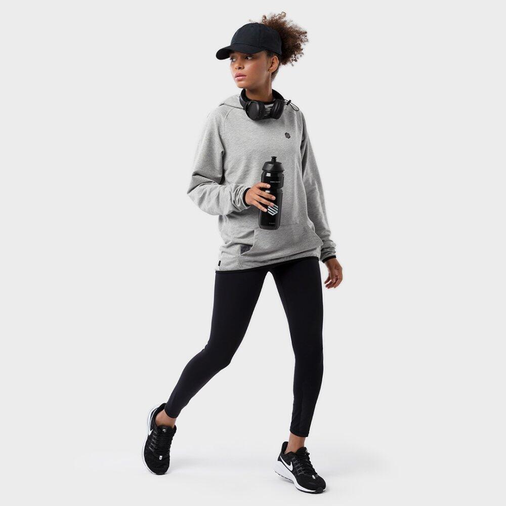 Sweat à capuche fitness femme Challenger-W Gris Nacré 4/7
