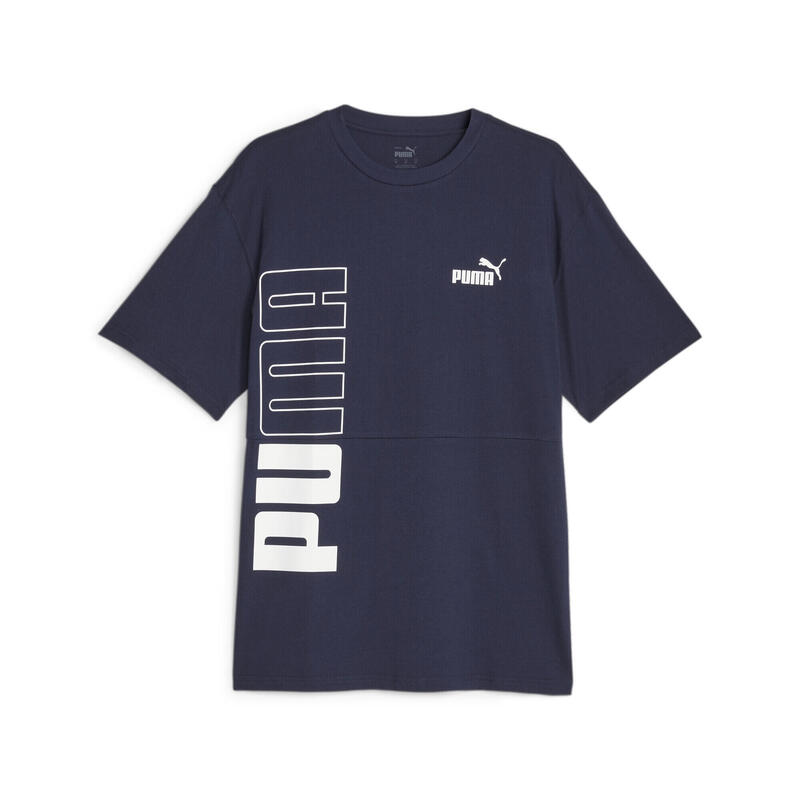 PUMA POWER T-shirt voor heren PUMA Navy Blue