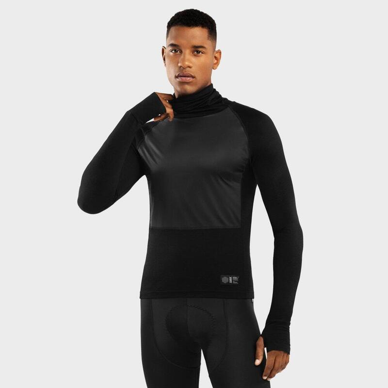 Sous-maillot vélo coupe-vent homme SRX Denali Noir