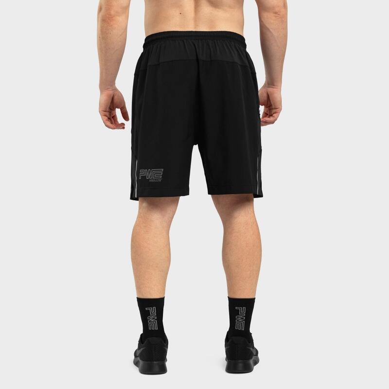 Heren Fitness shorts PWE Skills SIROKO Zwart