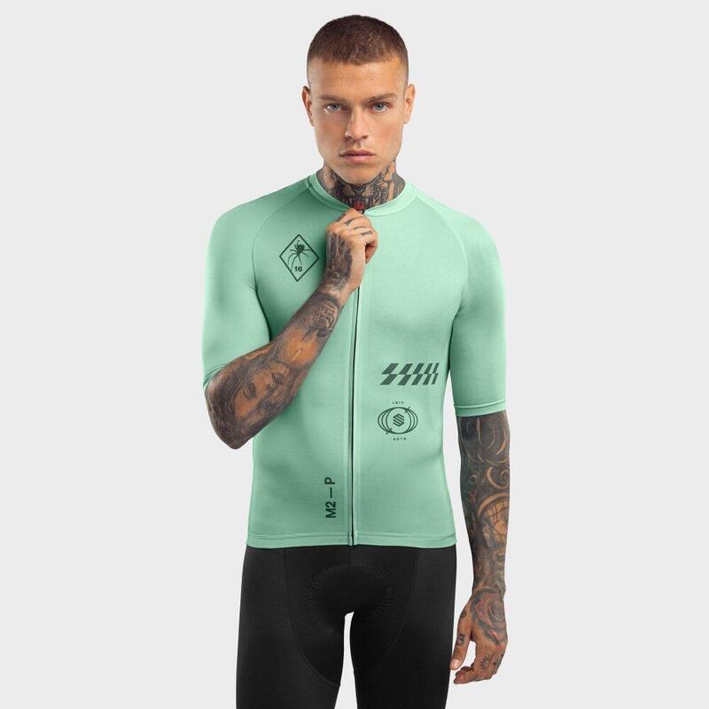 Maillot biodegradable hombre ciclismo Nomad Slalom SIROKO Verde