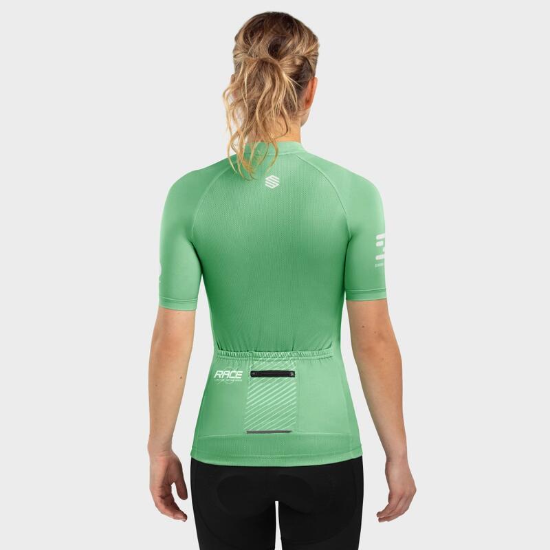 Camisola de ciclismo biodegradável para mulher Race Flecha SIROKO Verde