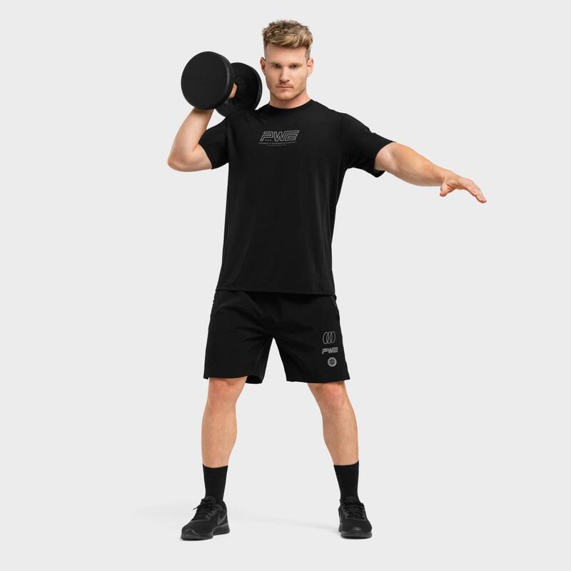 Herren Fitness -shorts PWE Skills SIROKO Schwarz