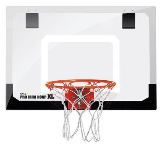 Mini panier basket XL, panneau élargi, cercle flexible, design robuste - SKLZ