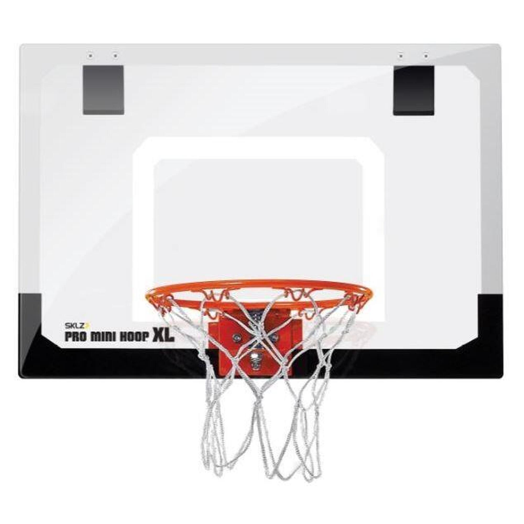 Mini cesto de basquete XL, tabela maior, aro flexível, robusto - SKLZ