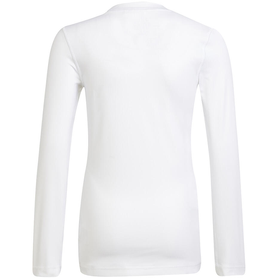 T-shirt à Manches Longues Enfant Adidas  Techfit K  Blanc 2/5