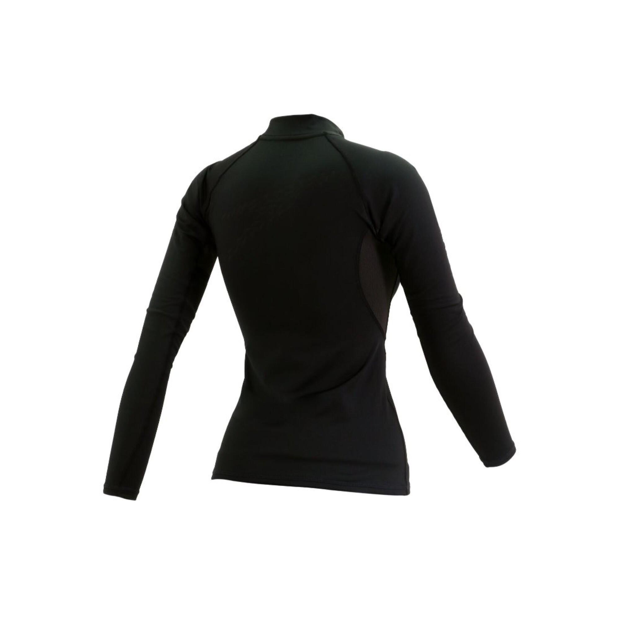 ladies black thermal top