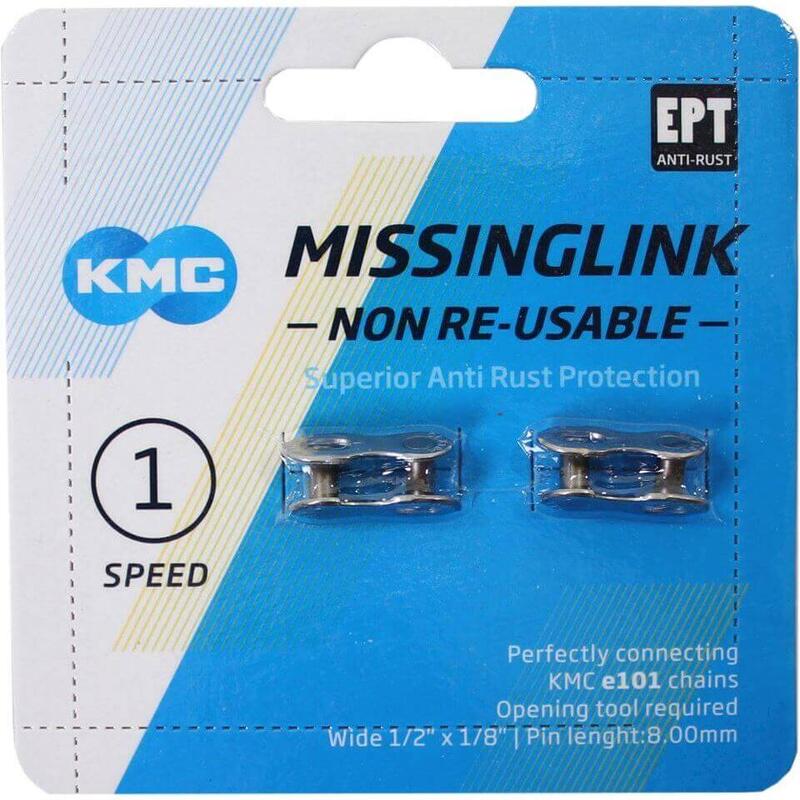 Lien de connexion KMC MissingLink e101NR EPT argent simple v(2)