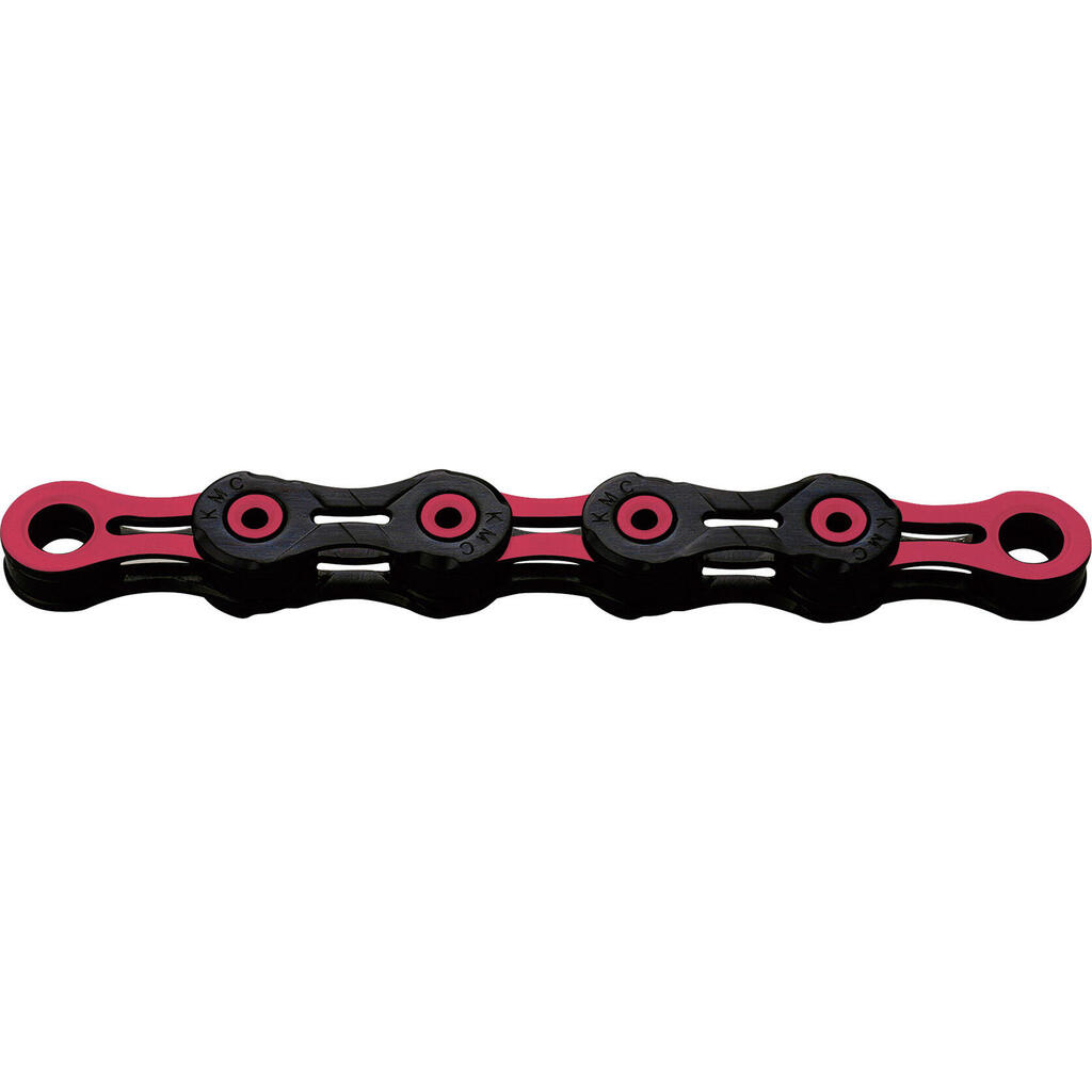 KMC Bike Chain 1/2-11 128 Links 118 12V DLC 12 Black Pink