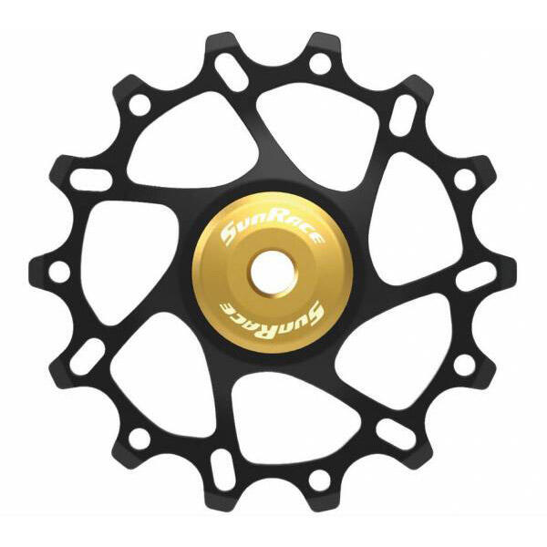TORMINO SunRace 14T Umwerferrad aus Aluminium in Gold
