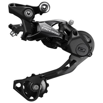 Shimano deore m6000 achterderailleur met verbeterde kettingstabiliteit