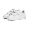 Smash 3.0 leren V sneakers voor kinderen PUMA White Cool Light Gray