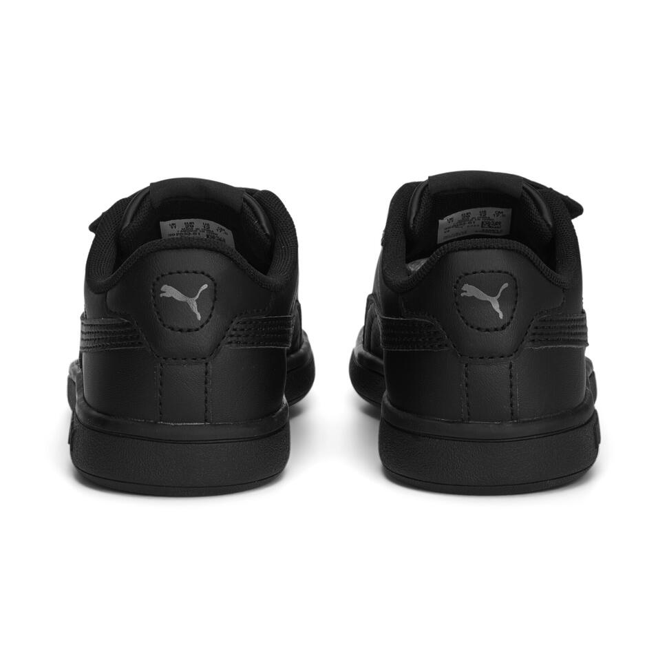 Dziecięce skórzane sneakersy Smash 3.0 V PUMA Black Shadow Gray