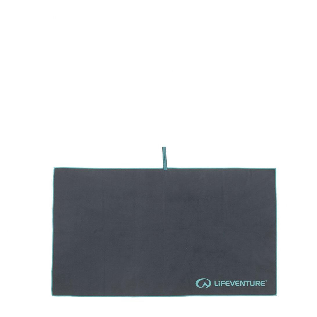 Serviette de voyage Lifeventure SoftFibre recyclée XL gris absorbante rapide 4/7