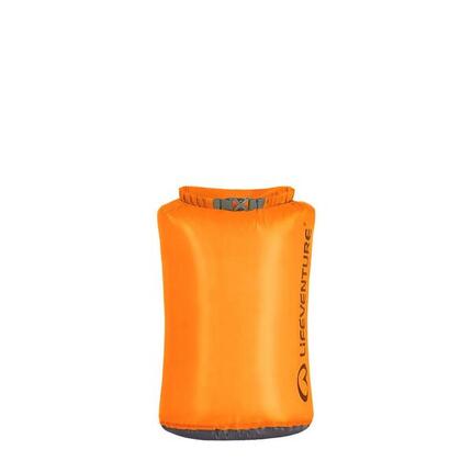 Sac étanche Lifeventure Ultralight Dry Bag 15L orange nylon ripstop 40 g