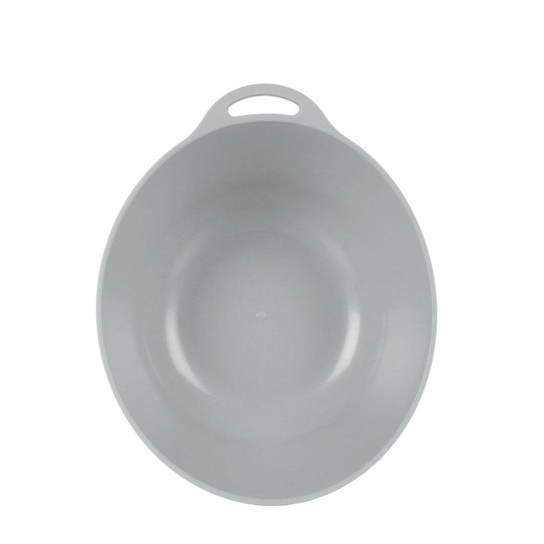 Ellipse Bowl, Light Grey 3/4