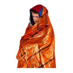 Couverture de survie Heatshield LIFESYSTEMS réutilisable orange 210x150 cm