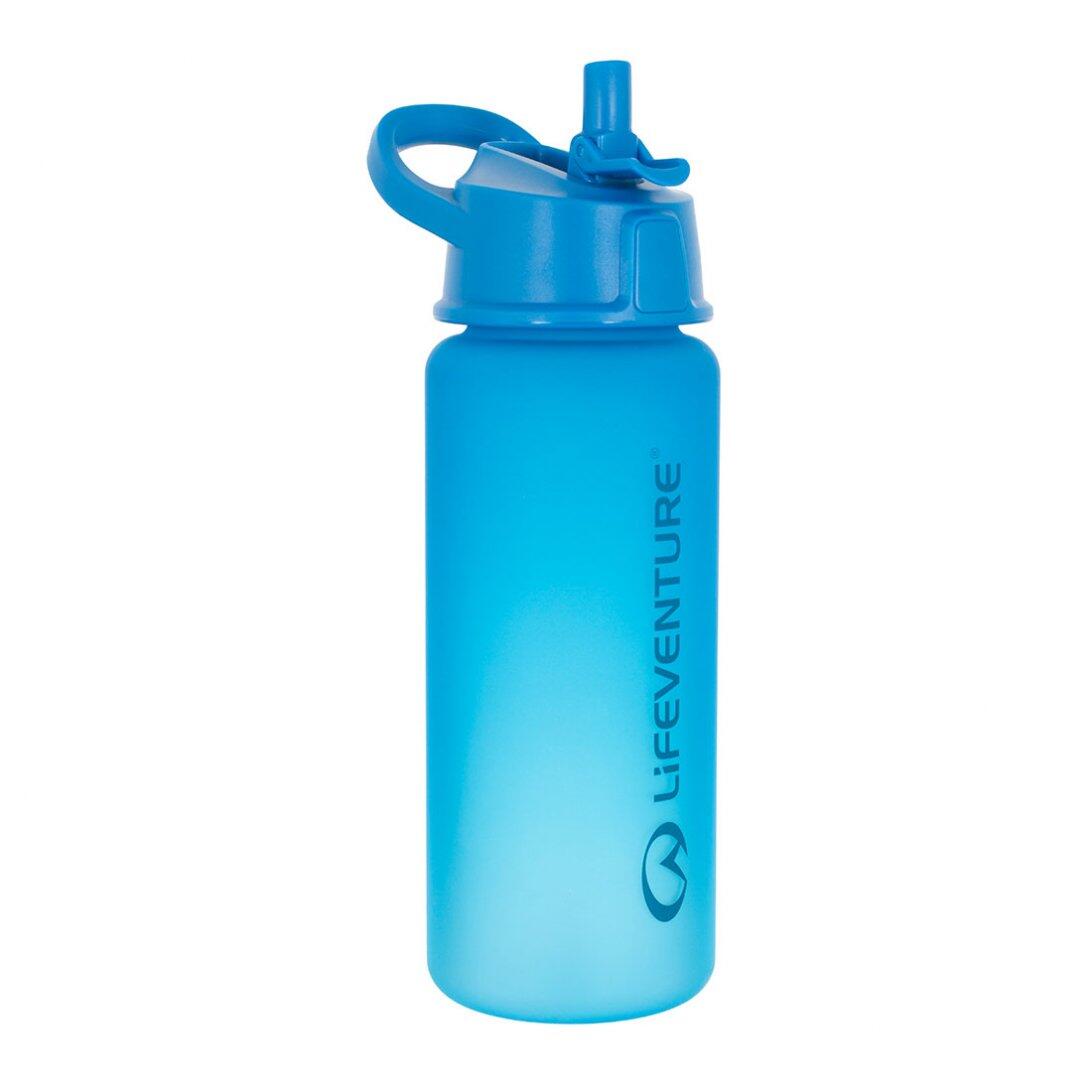 LIFEVENTURE Flip-Top Water Bottle, Blue
