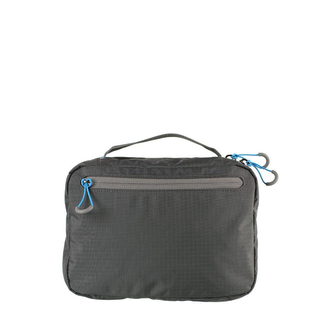 Kosmetyczka Lifeventure Wash Bag - small - grey 3/4