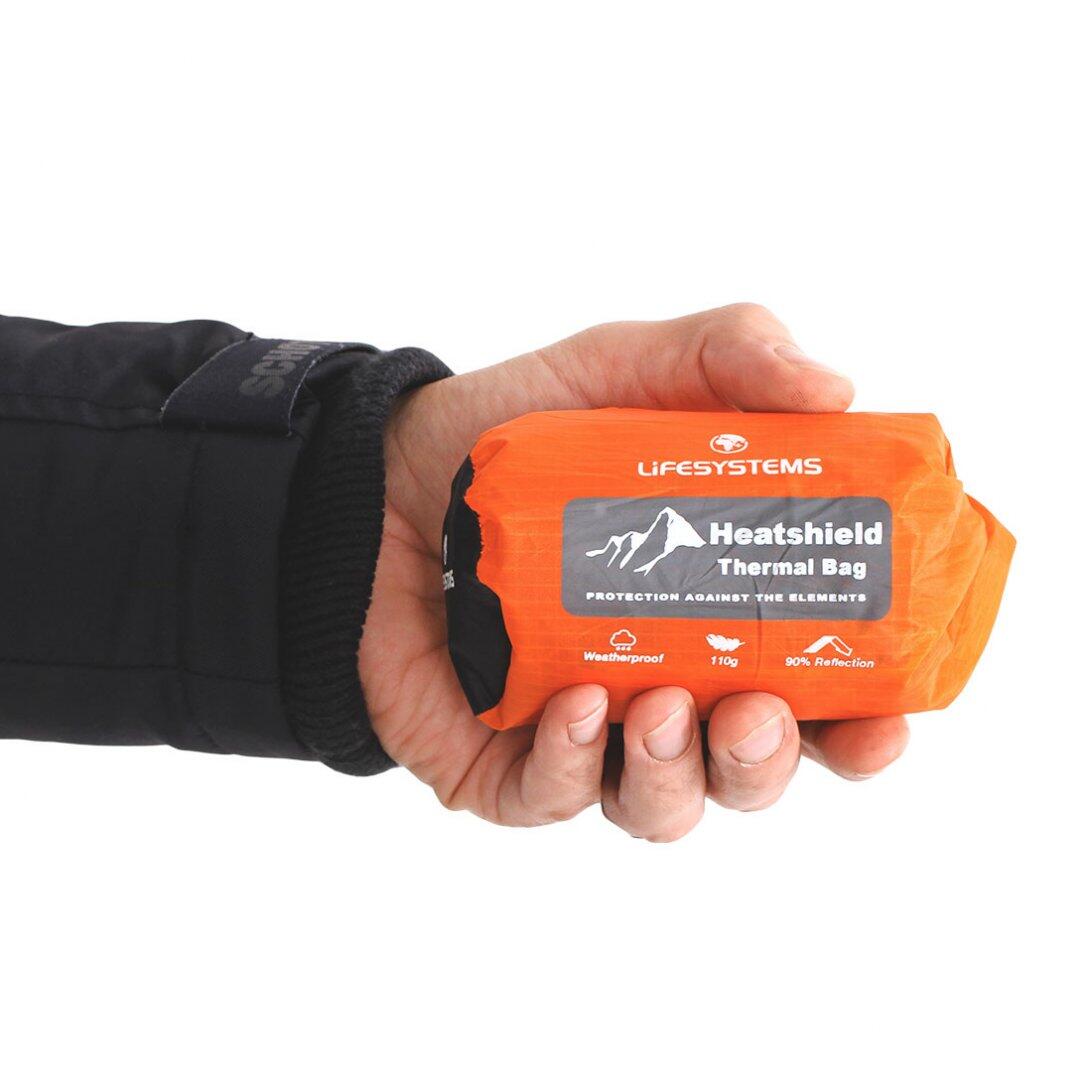 Sac thermique LifeSystems Heatshield 210x90 cm léger, étanche, réflectivité >90% 6/7