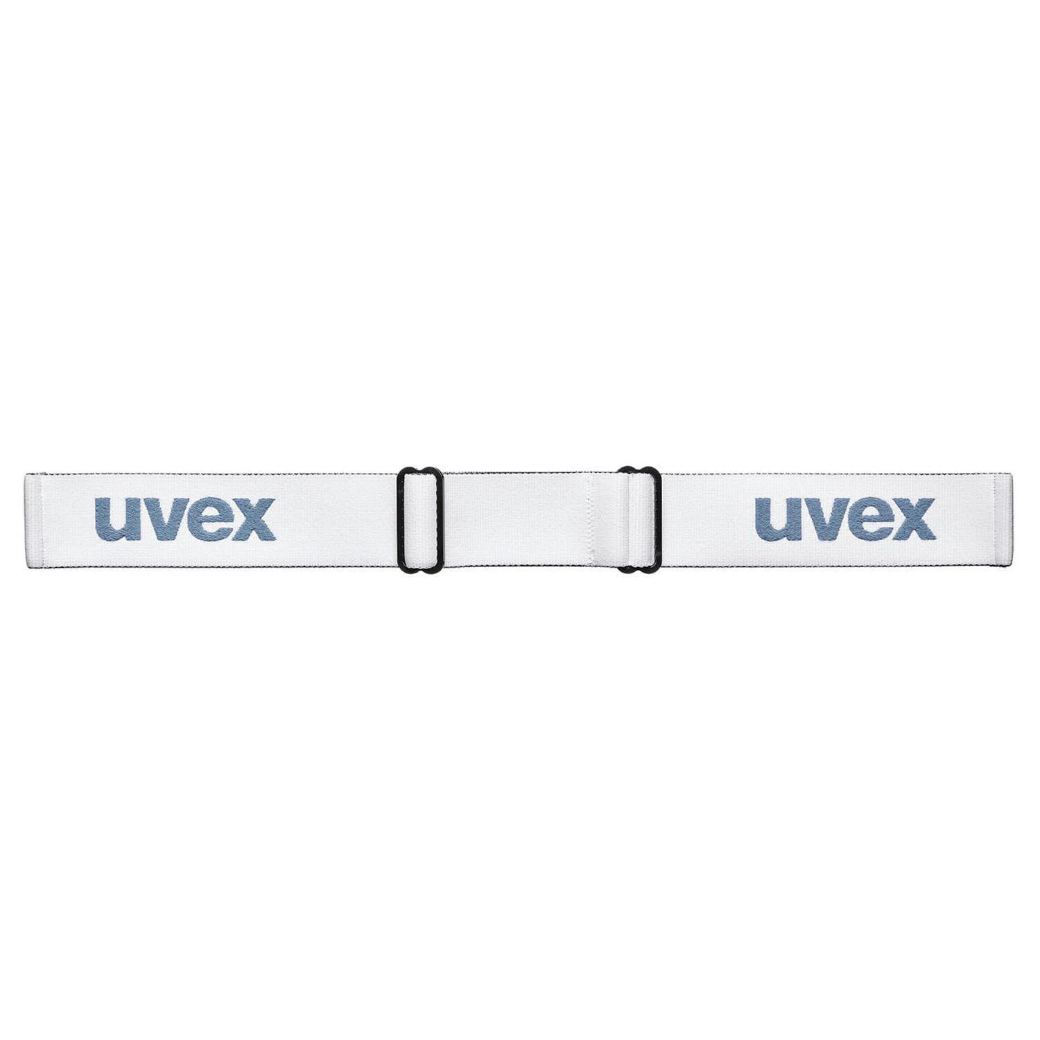 Gogle Uvex Elemnt FM White Mat DL Silver Blue S2 (1030) 2023 3/4