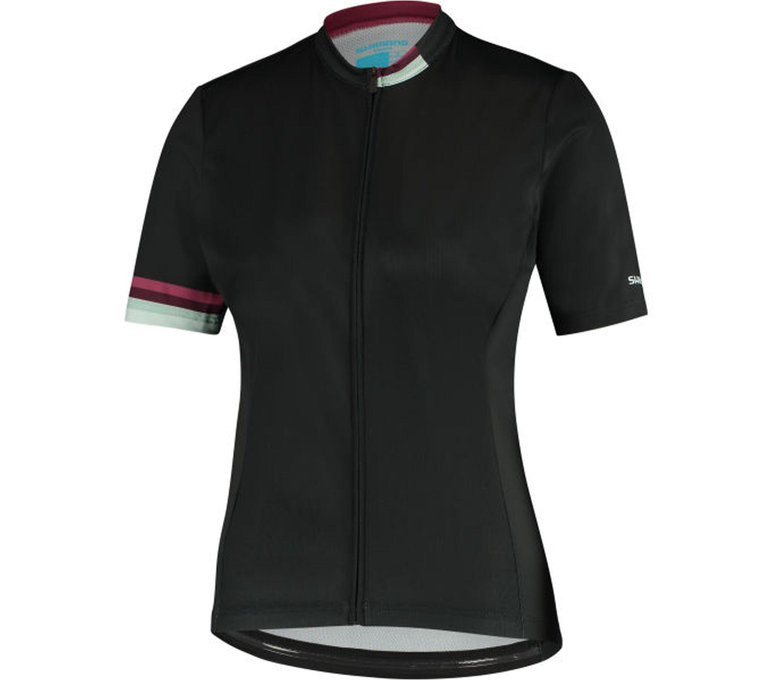 SHIMANO W's MIZUKI Short Sleeve Jersey, Black