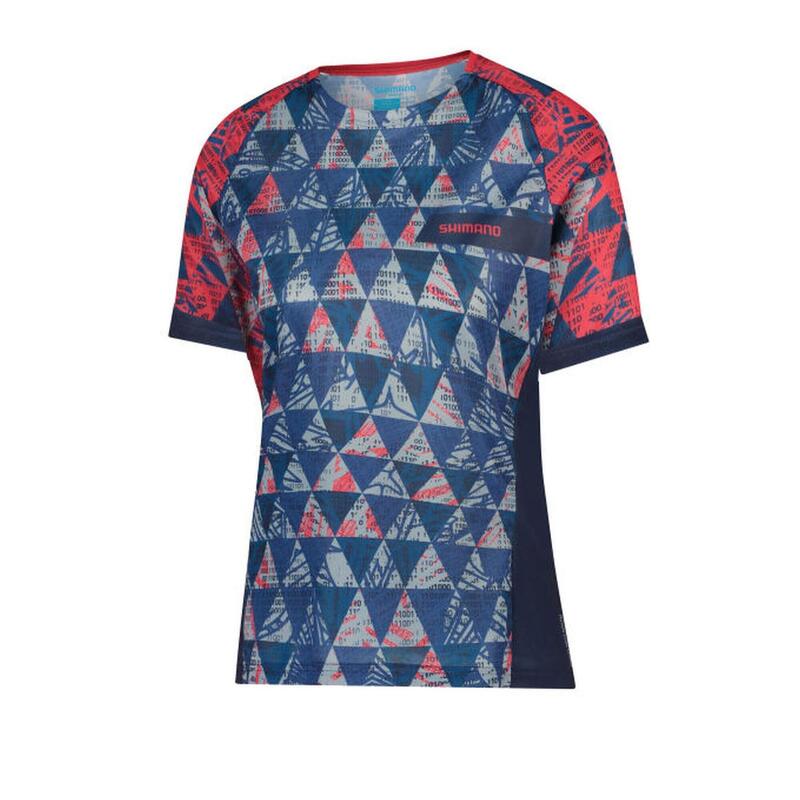 SHIMANO Woman's SAIKO Short Sleeve Jersey, Navy