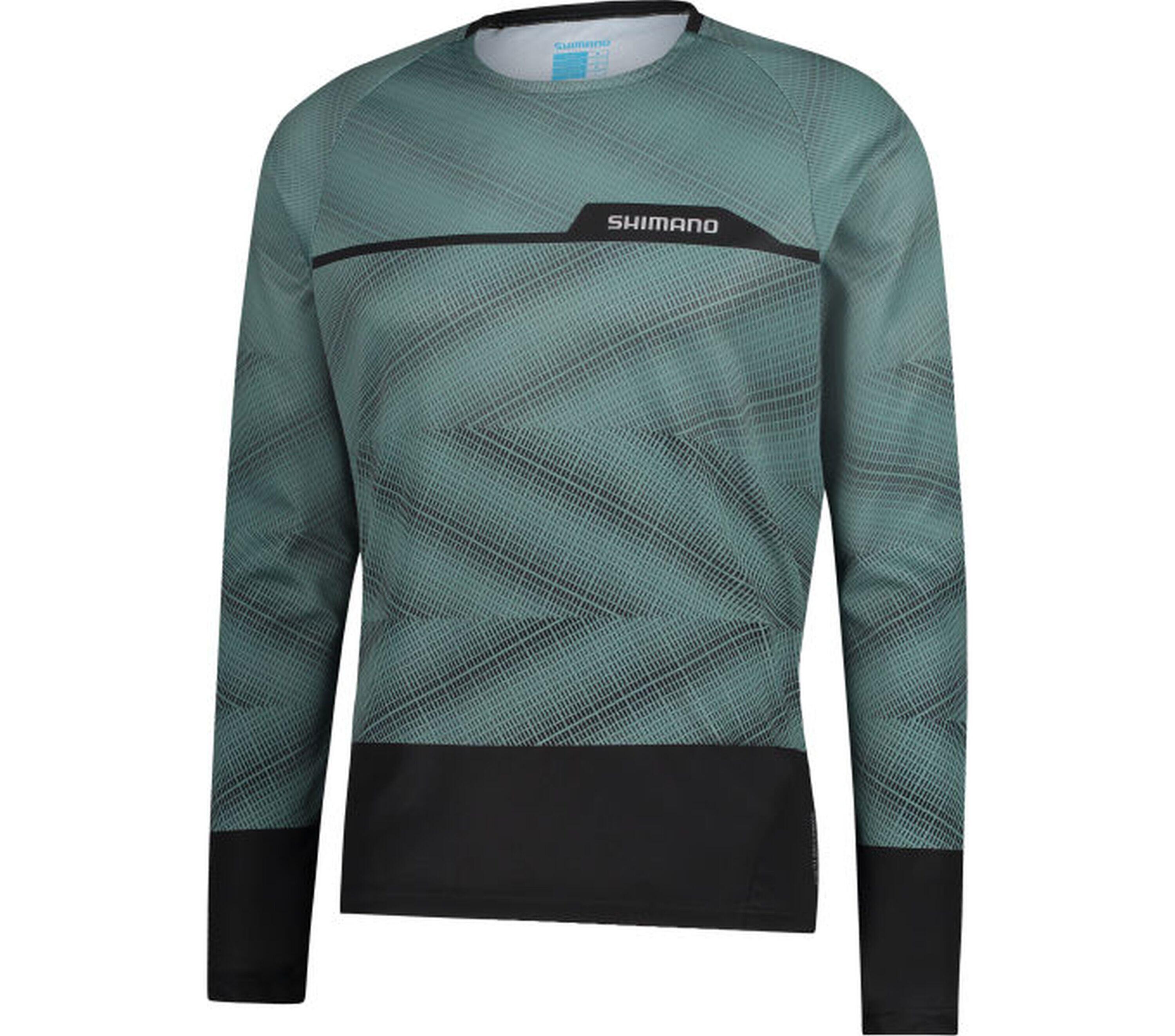 SHIMANO MYOKO L.S.  Long Sleeve Jersey, Green