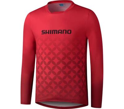 Myoko l.s. long sleeve jersey, red