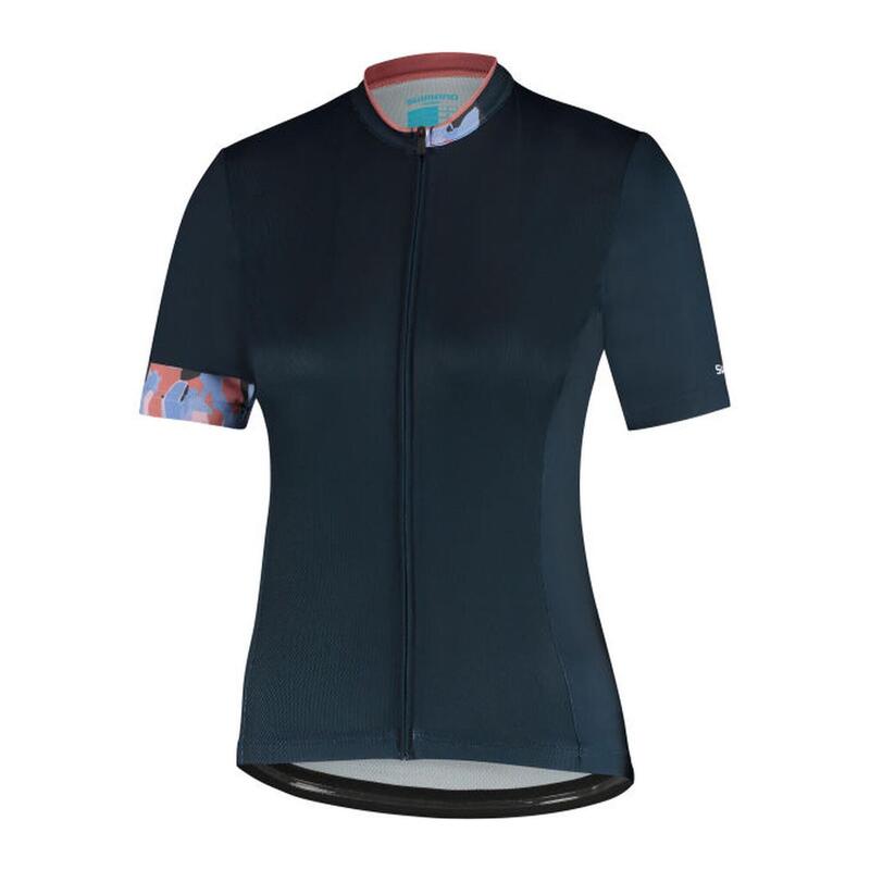 SHIMANO W's MIZUKI Short Sleeve Jersey, Charcoal