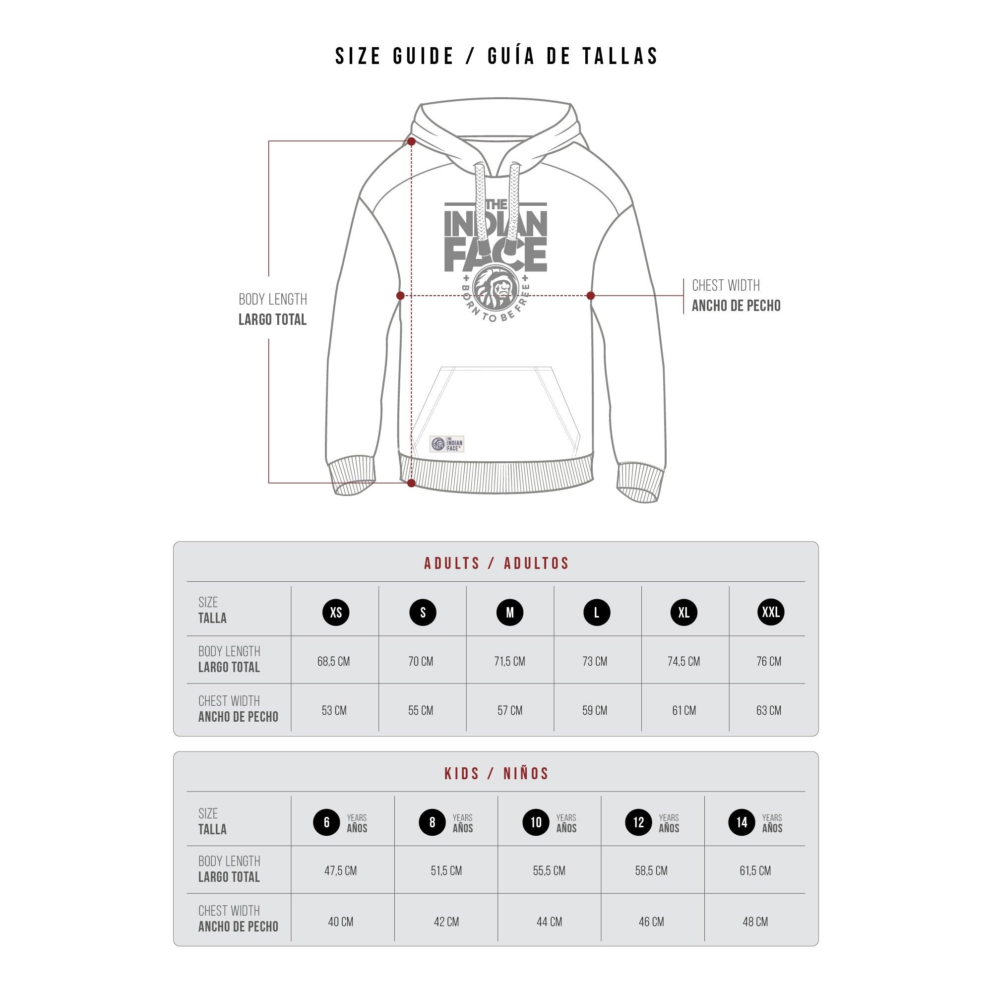 Sudadera adulto y niño The Indian Face Adventure Blanca 4/4