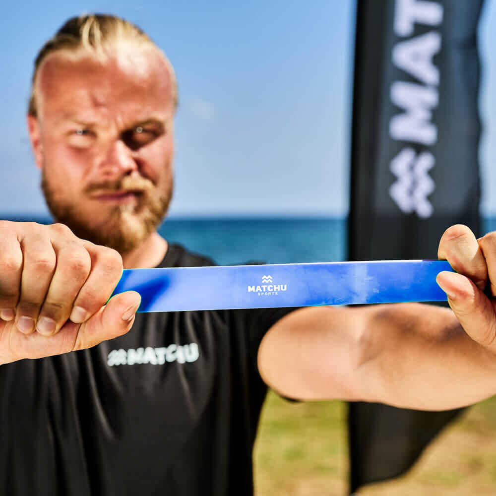 Elastico training band pro - Heavy- 1 M - Blu 4/6