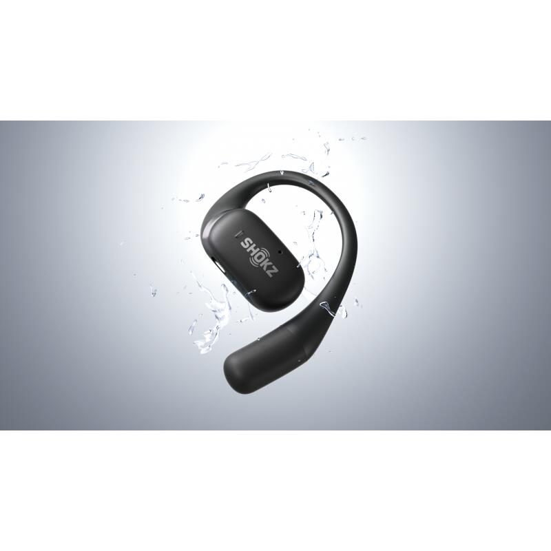 Écouteurs Sport sans fil Shokz OpenFit, Bluetooth 5.2 - Noir - Français