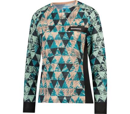 Woman's SAIKO Long Sleeve Jersey, Black/Green