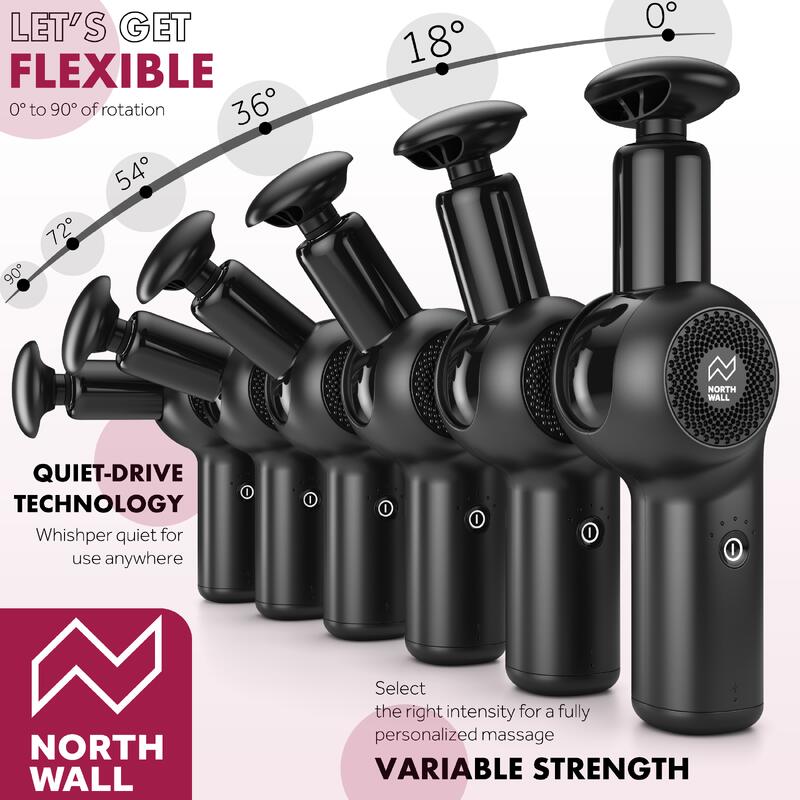 Pistolet de massage Northgun FLEX - Massage Gun Professionnel