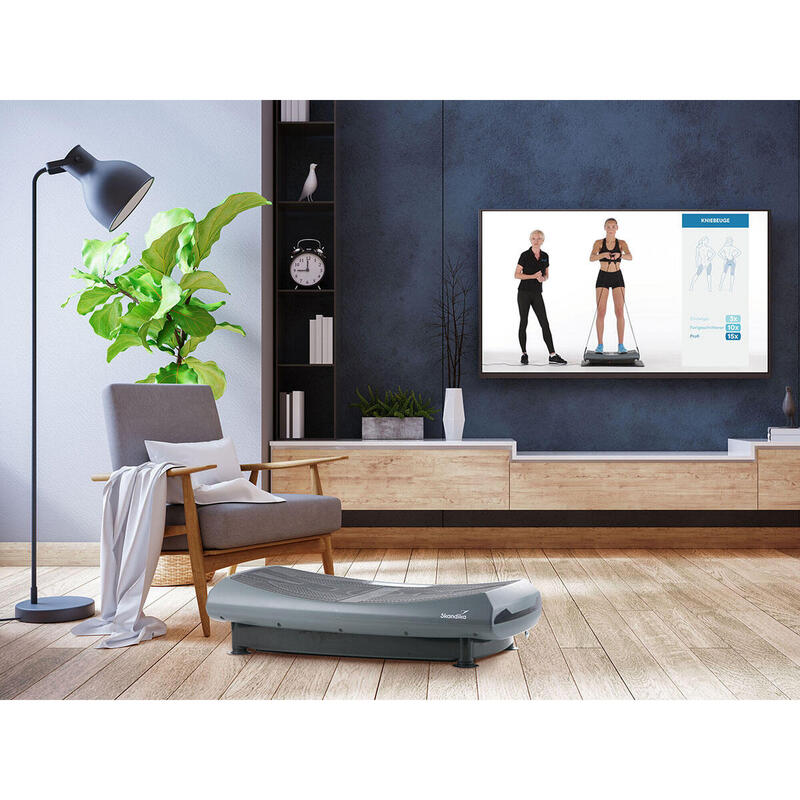 Plateforme vibrante V2000 3D - Fitness - Smart LED - 2 Moteurs - 6 programmes