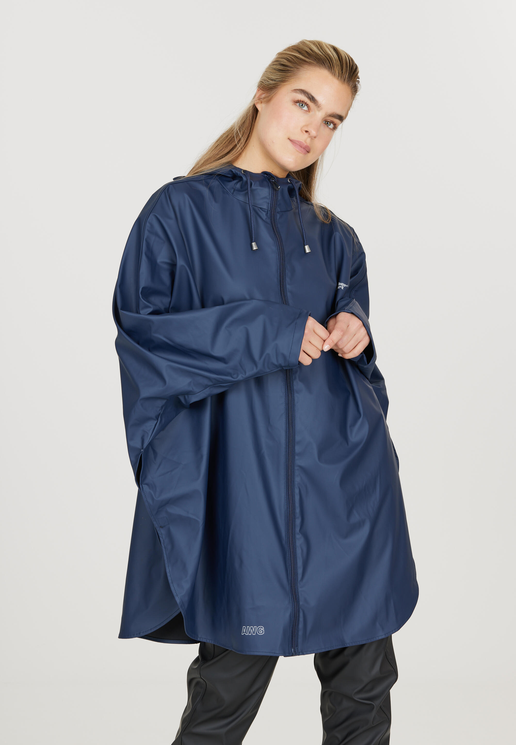 Women's waterproof poncho Weather Report Flame PU | Decathlon