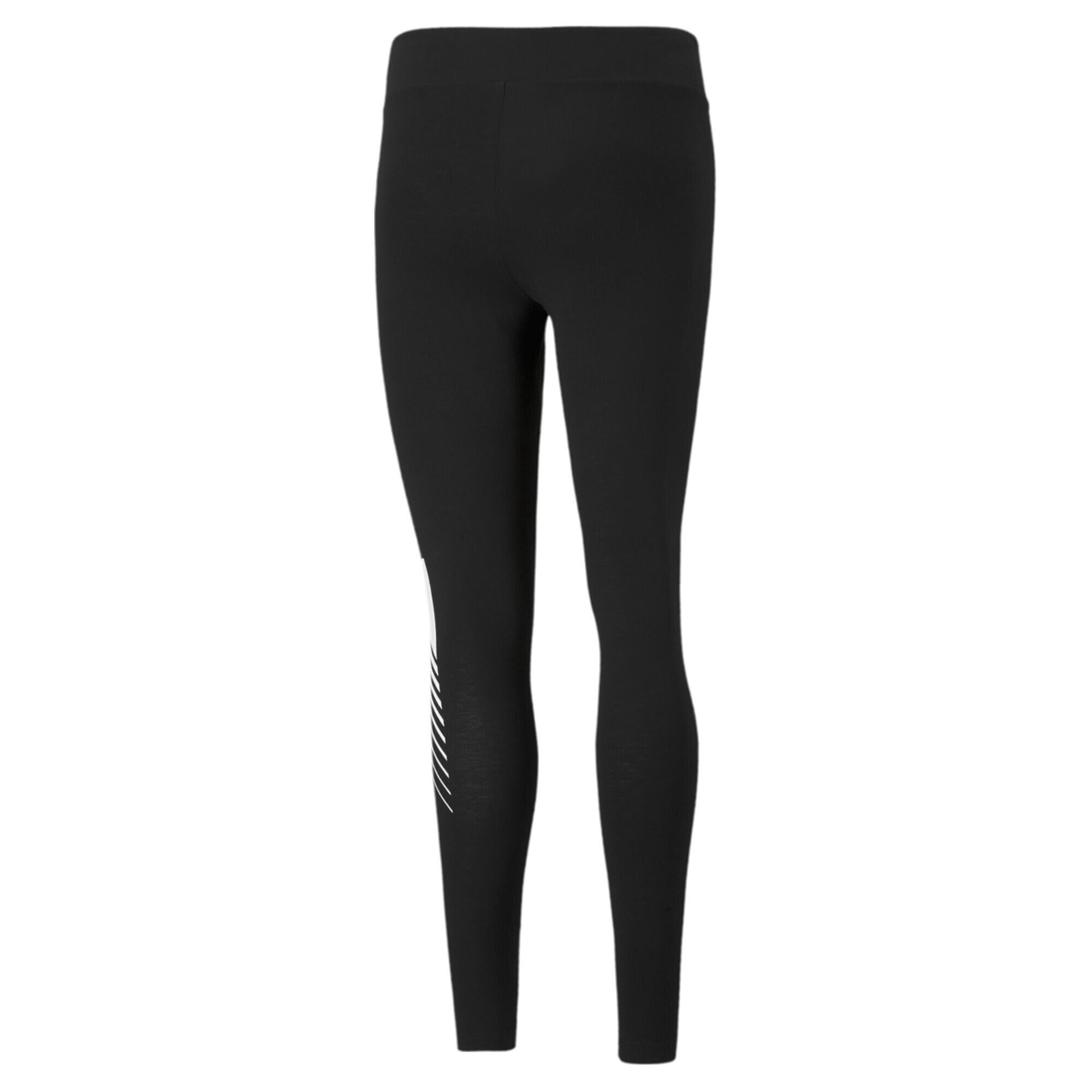 Essentials Graphic Leggings Damen PUMA Black 6/7