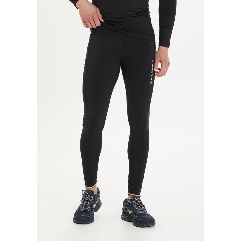Thermoleggings Energy M Winter Tights Laufsport Herren Black Atmungsaktiv