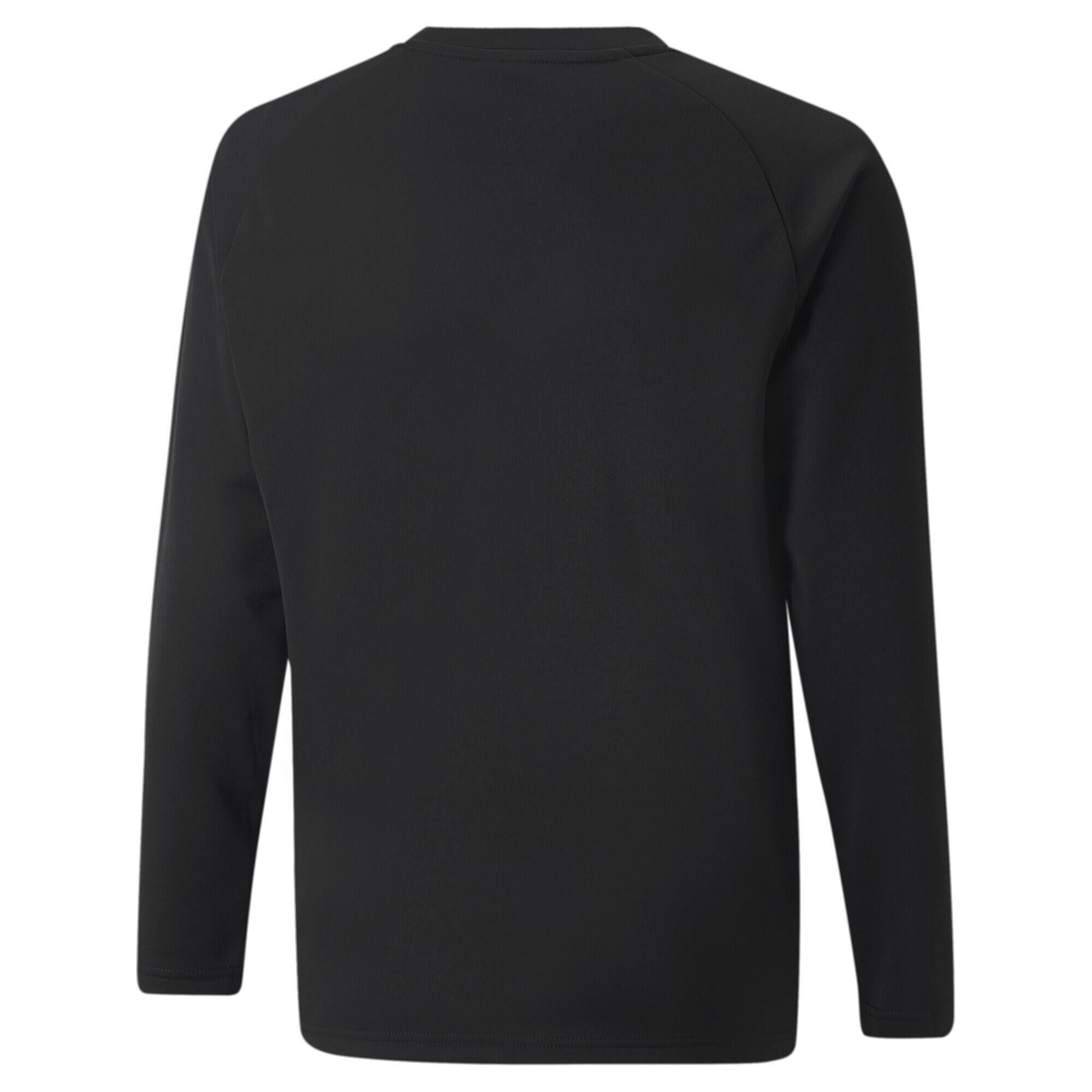 teamLIGA trainingsvoetbalsweater voor jongeren PUMA Black White 2/2