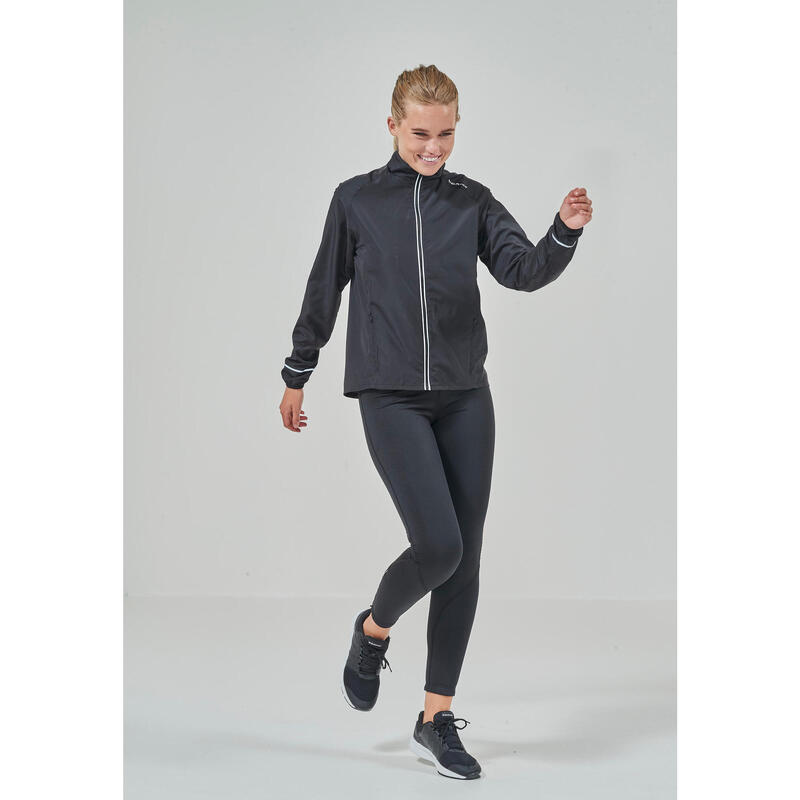 Runningjacke Shela W Jacket Wandern/Outdoor/Trekking Damen Black Atmungsaktiv