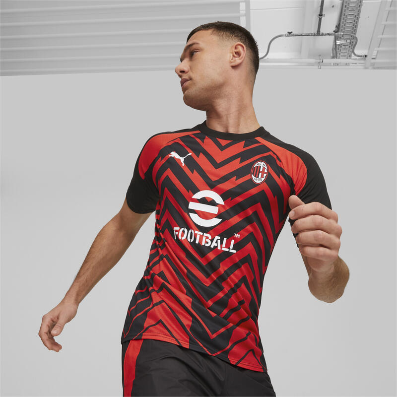 AC Milan Aufwärmtrikot Herren PUMA For All Time Red Black