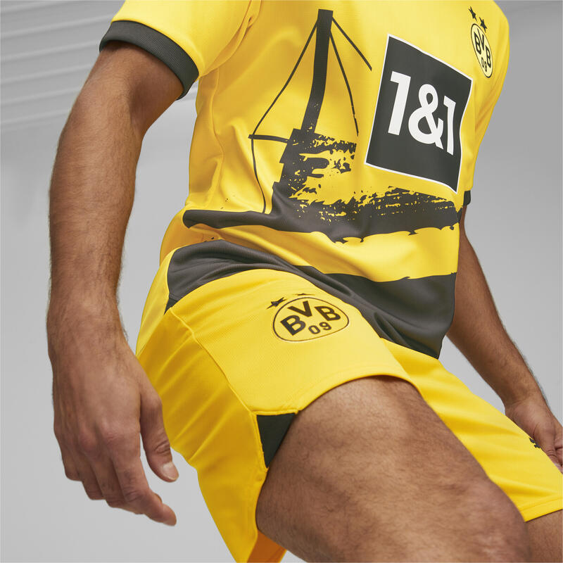 Borussia Dortmund Fußballshorts Herren PUMA Cyber Yellow Black