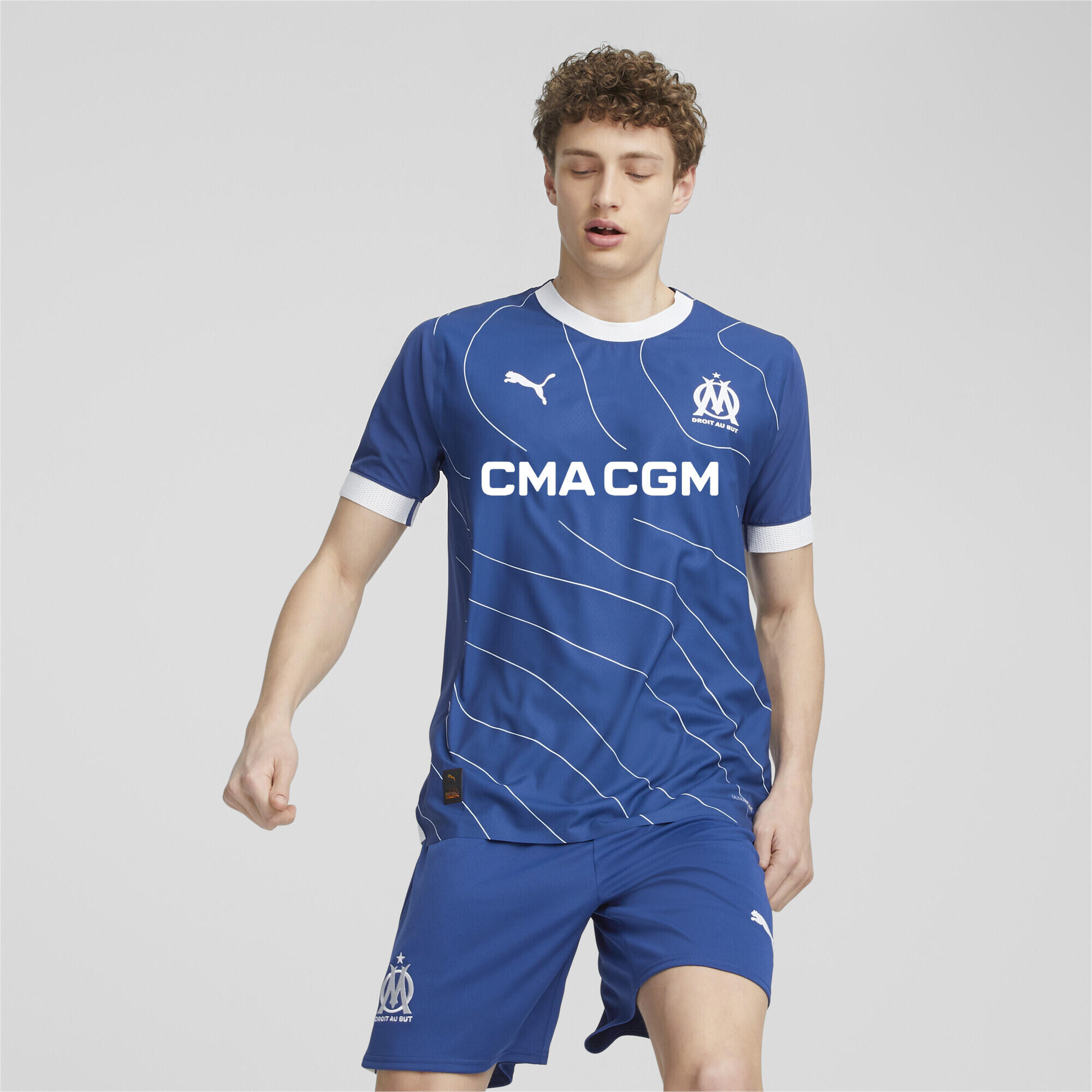 Maillot Authentic Away 23/24 Olympique de Marseille Homme PUMA 2/6