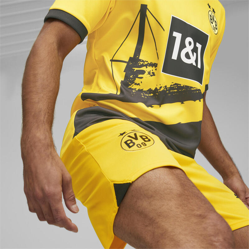 Shorts de fútbol Borussia Dortmund PUMA Cyber Yellow Black