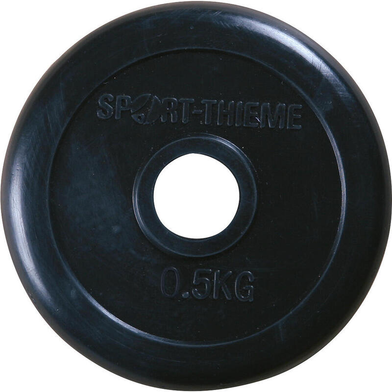 Sport-Thieme Disque d’haltère « Caoutchouté », 20 kg